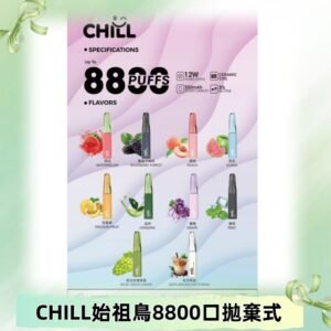 CHILL始祖鳥電子煙鴨嘴獸拋棄式8800口 一次性8ml大容量煙油