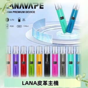 Lana皮革充電式主機 Lanavape電子煙霧化煙桿 液晶螢幕顯示電量